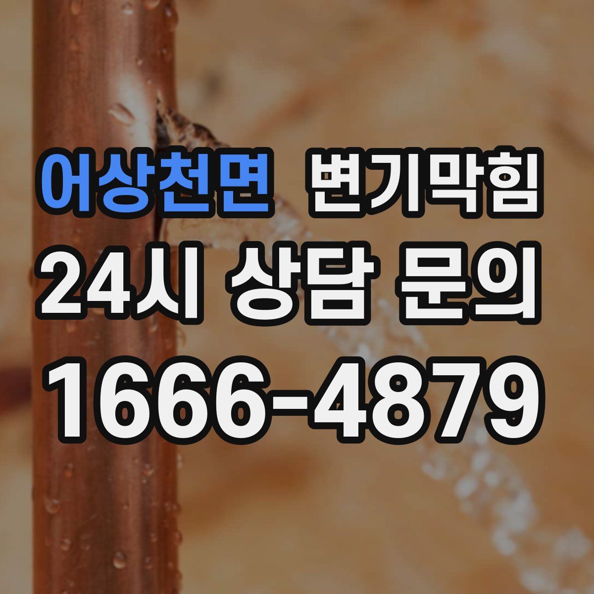 어상천면 변기막힘