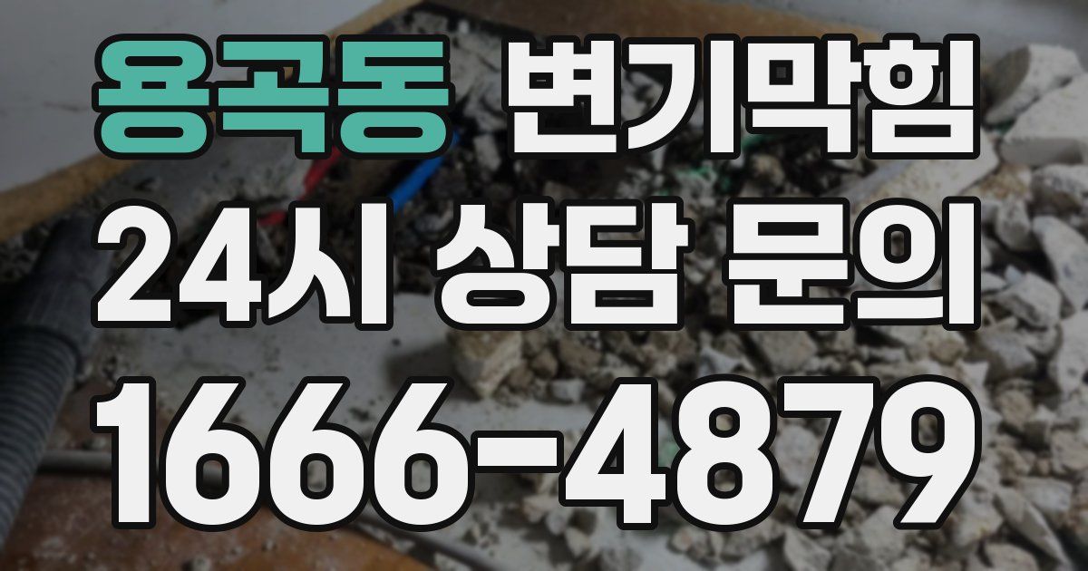 용곡동 변기