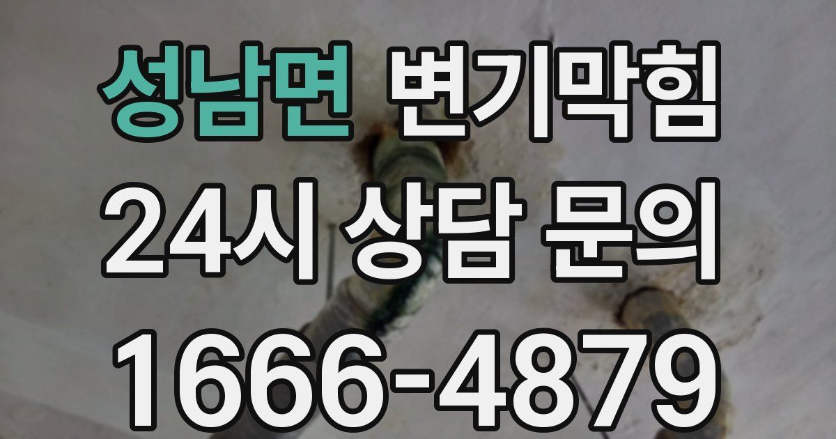 성남면 변기