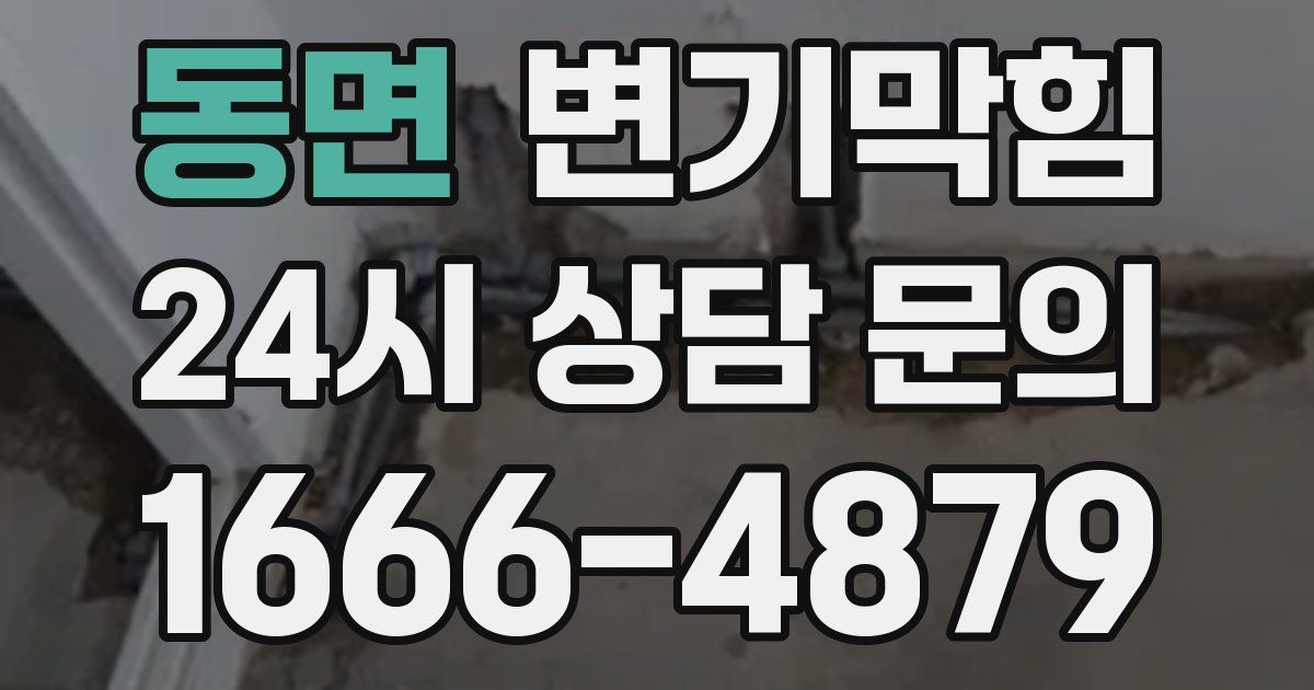 동면 변기