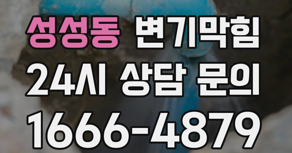 성성동 변기