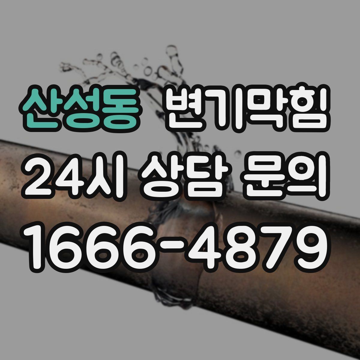 산성동 변기막힘 변기가막혔을때 장시간 방치 위험