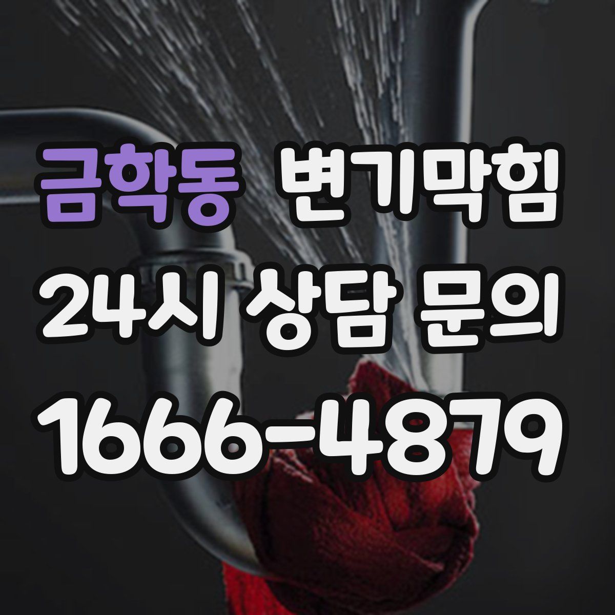 금학동 변기막힘