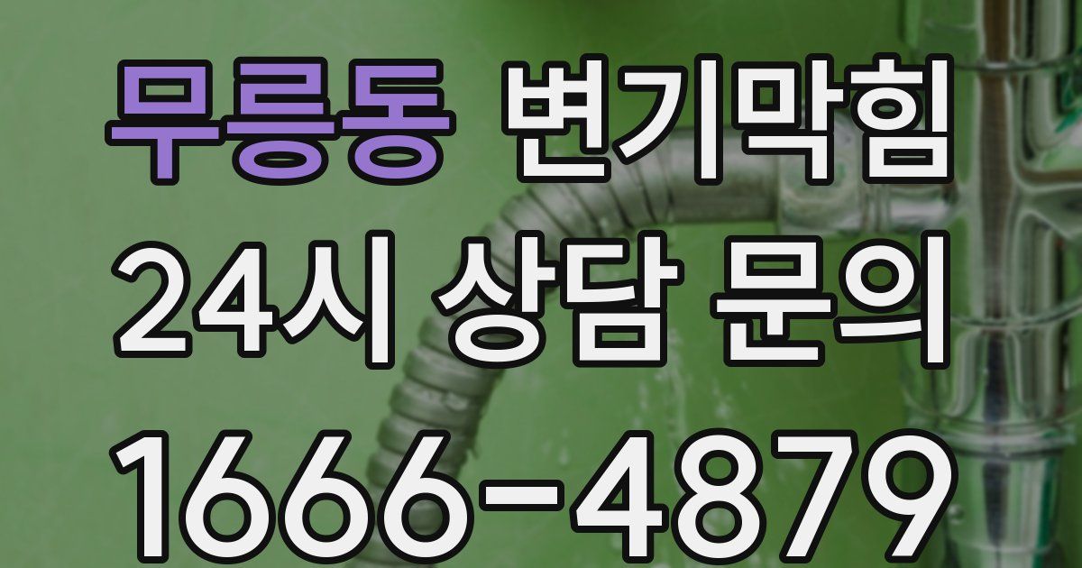 무릉동 변기
