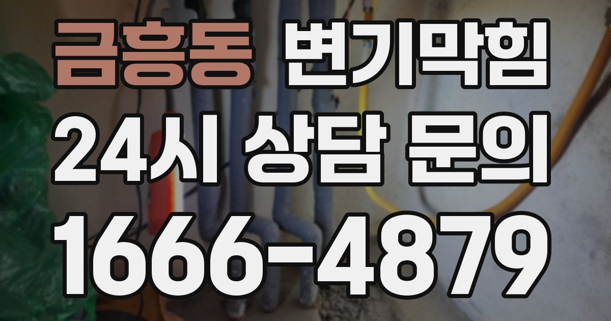 금흥동 변기