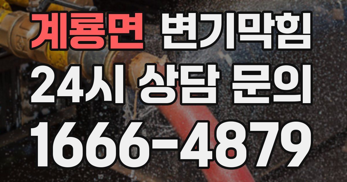 계룡면 변기