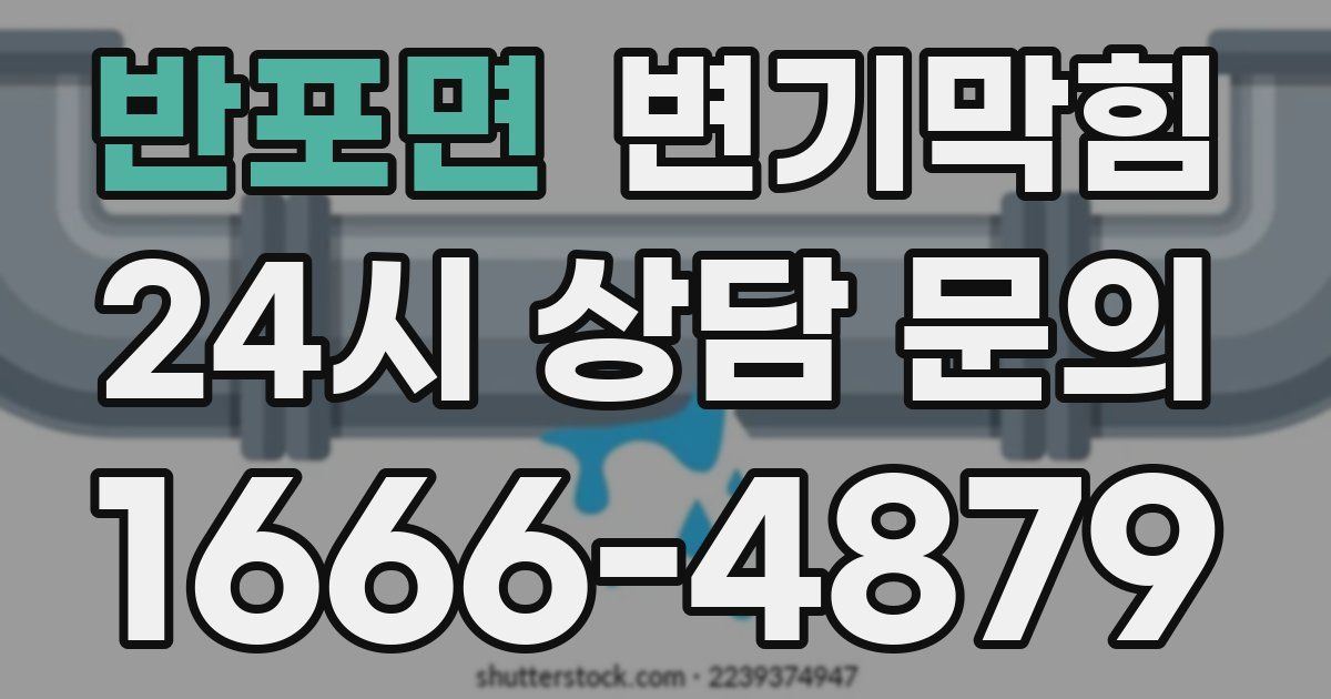 반포면 변기