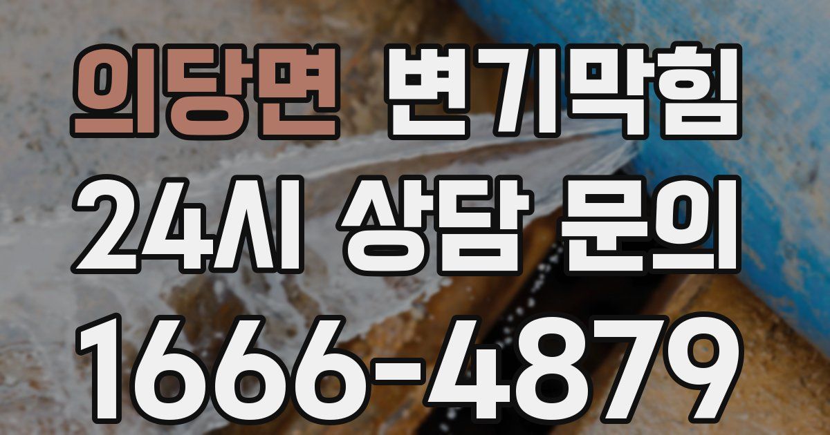 의당면 변기