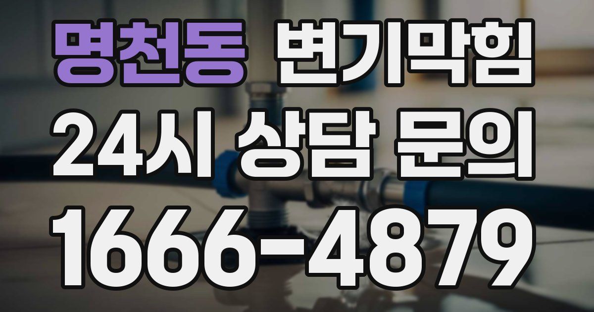 명천동 변기