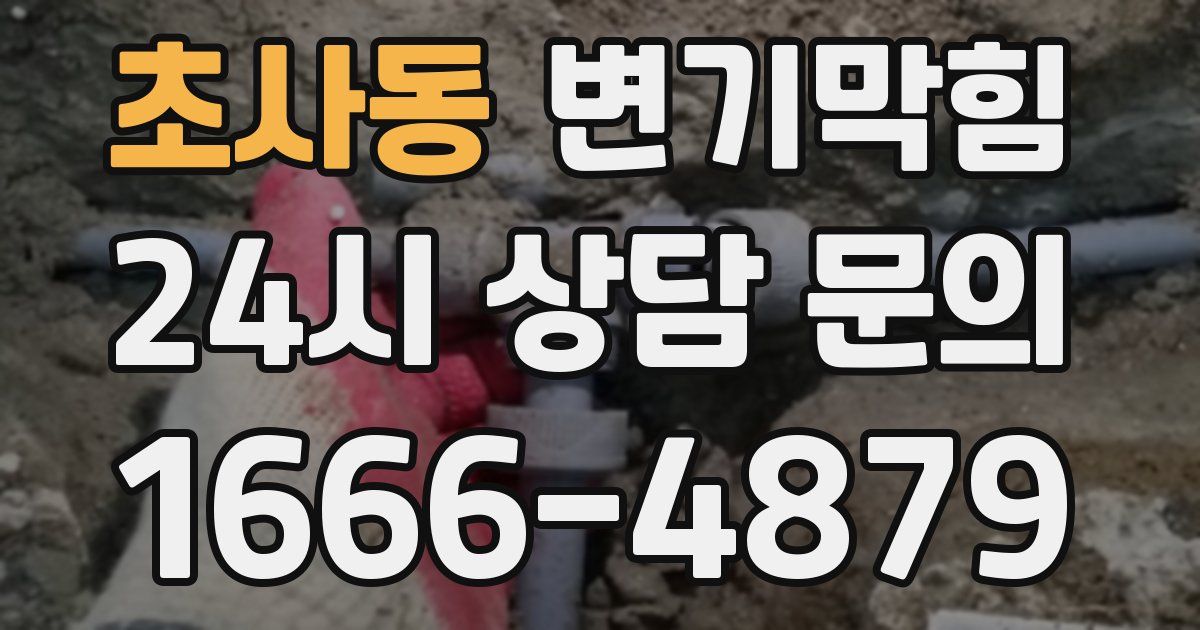 초사동 변기