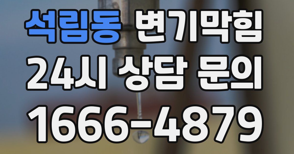 석림동 변기