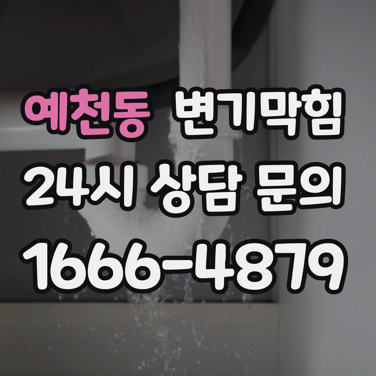 예천동 변기막힘
