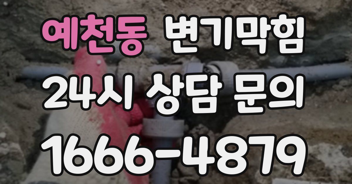 예천동 변기