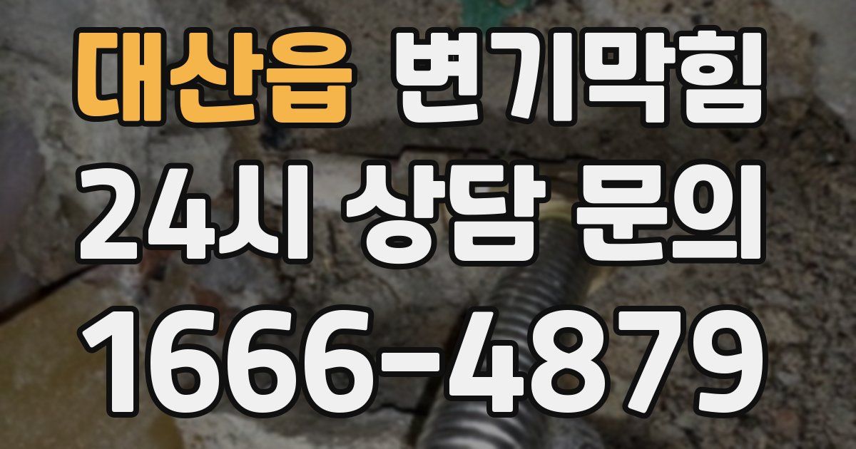 대산읍 변기