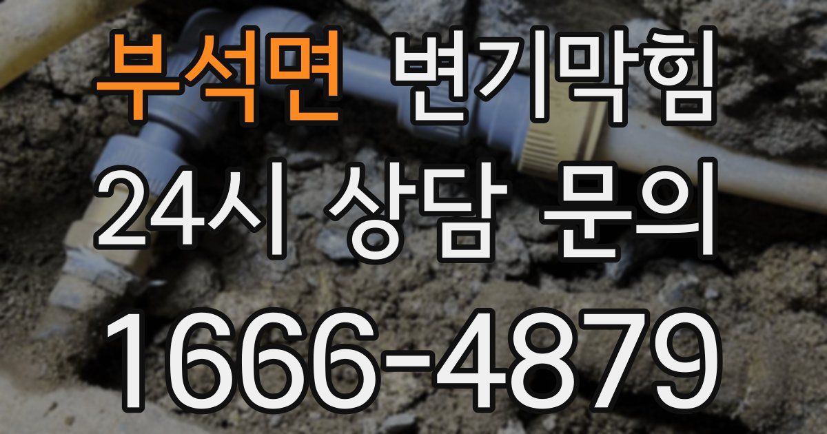 부석면 변기