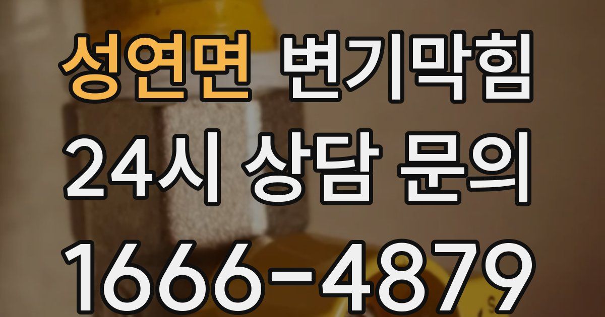 성연면 변기