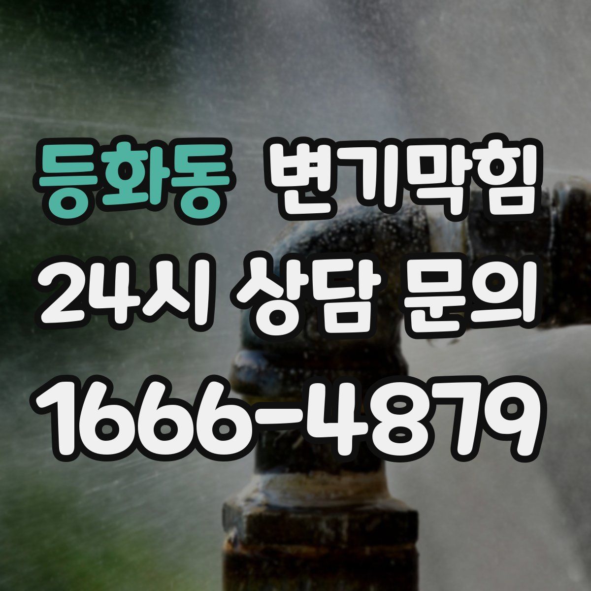 등화동 변기막힘