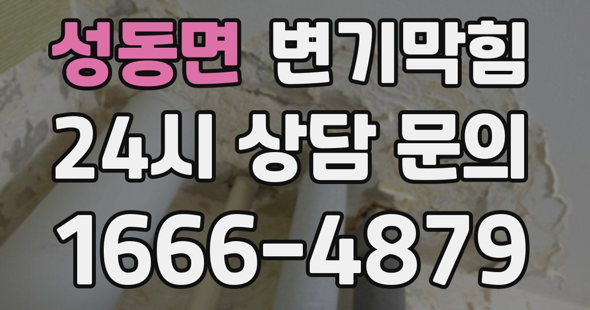 성동면 변기