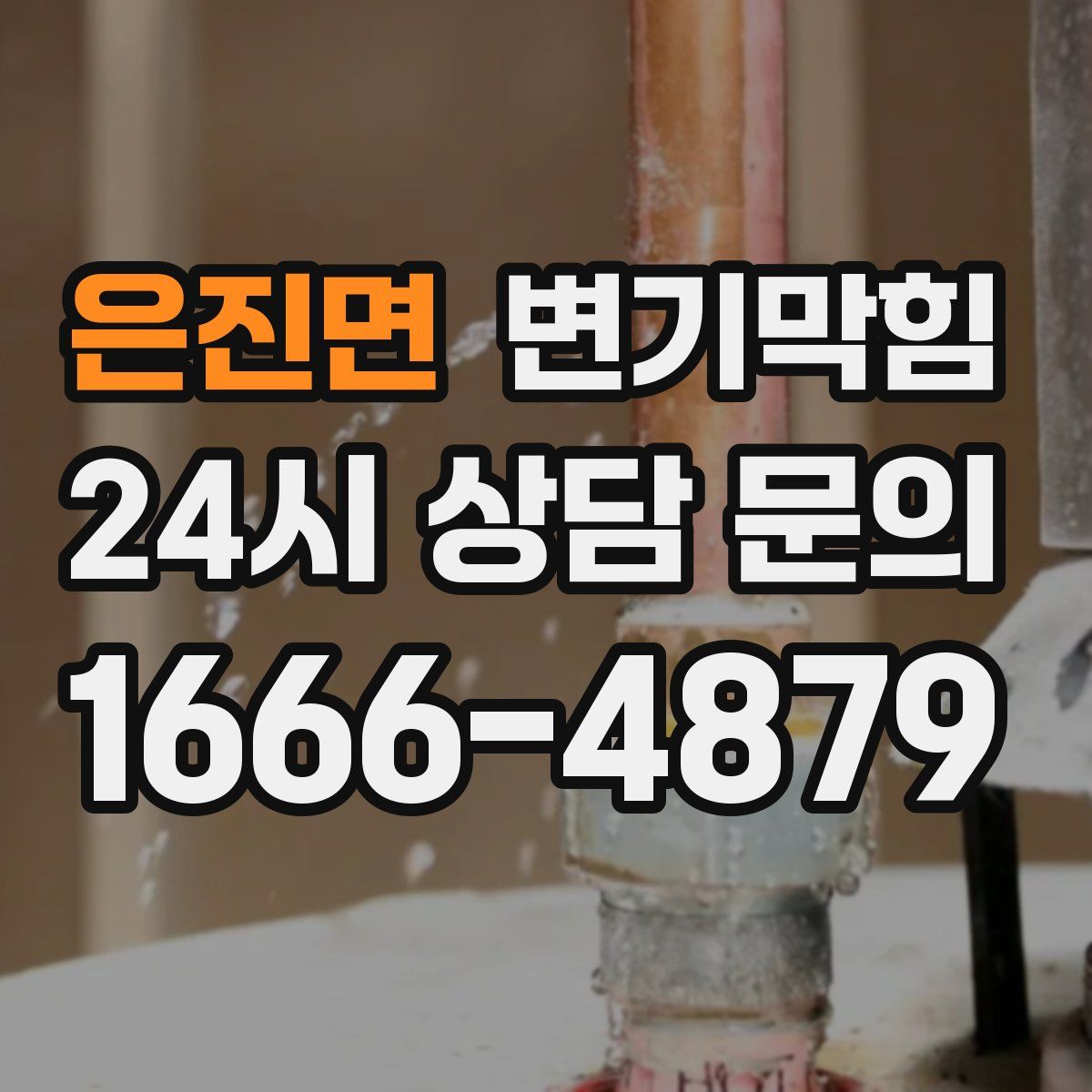 은진면 변기막힘
