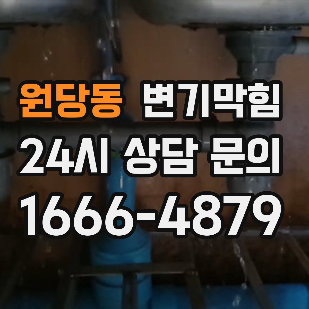 원당동 변기막힘 변기뚫는업체 예약 전 주소 공유 요령
