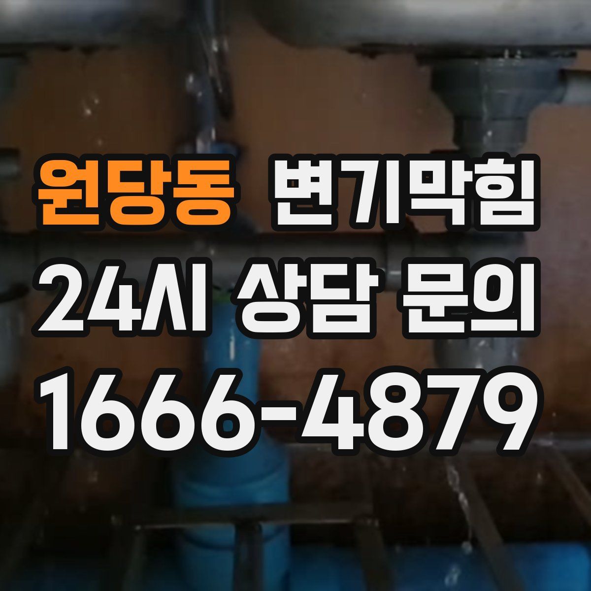 원당동 변기막힘