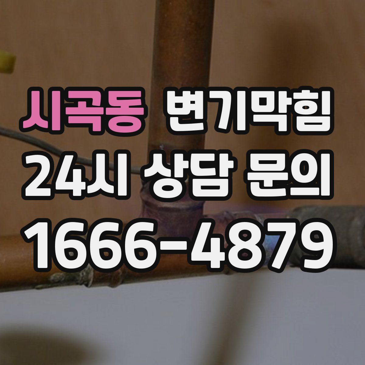 시곡동 변기막힘