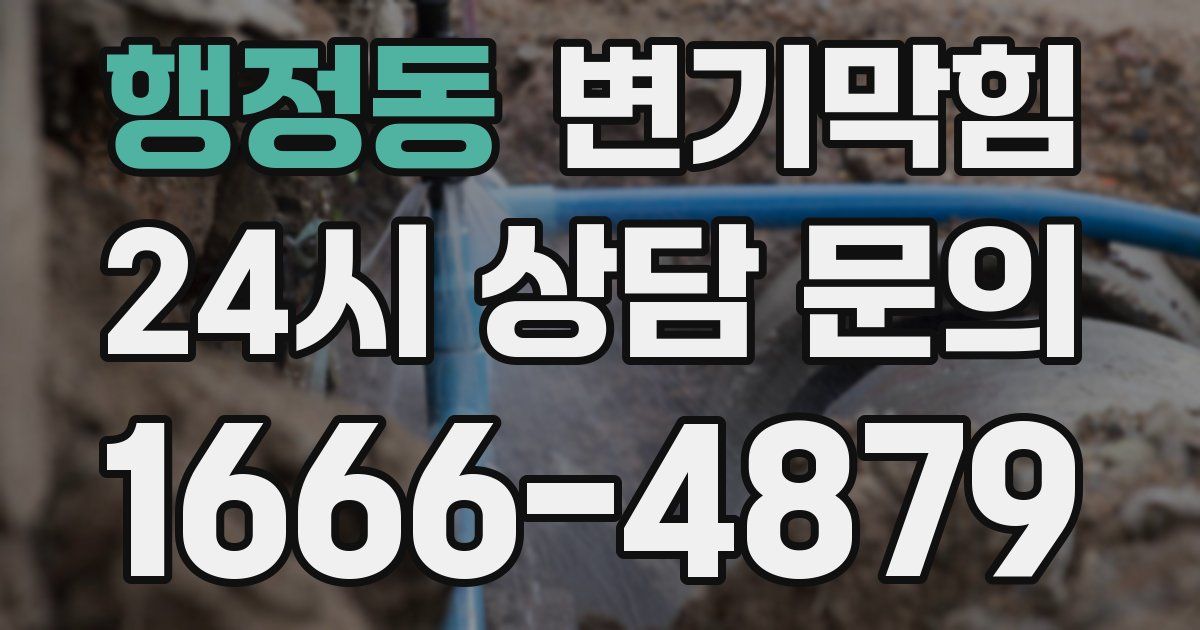 행정동 변기