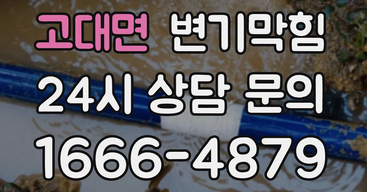고대면 변기