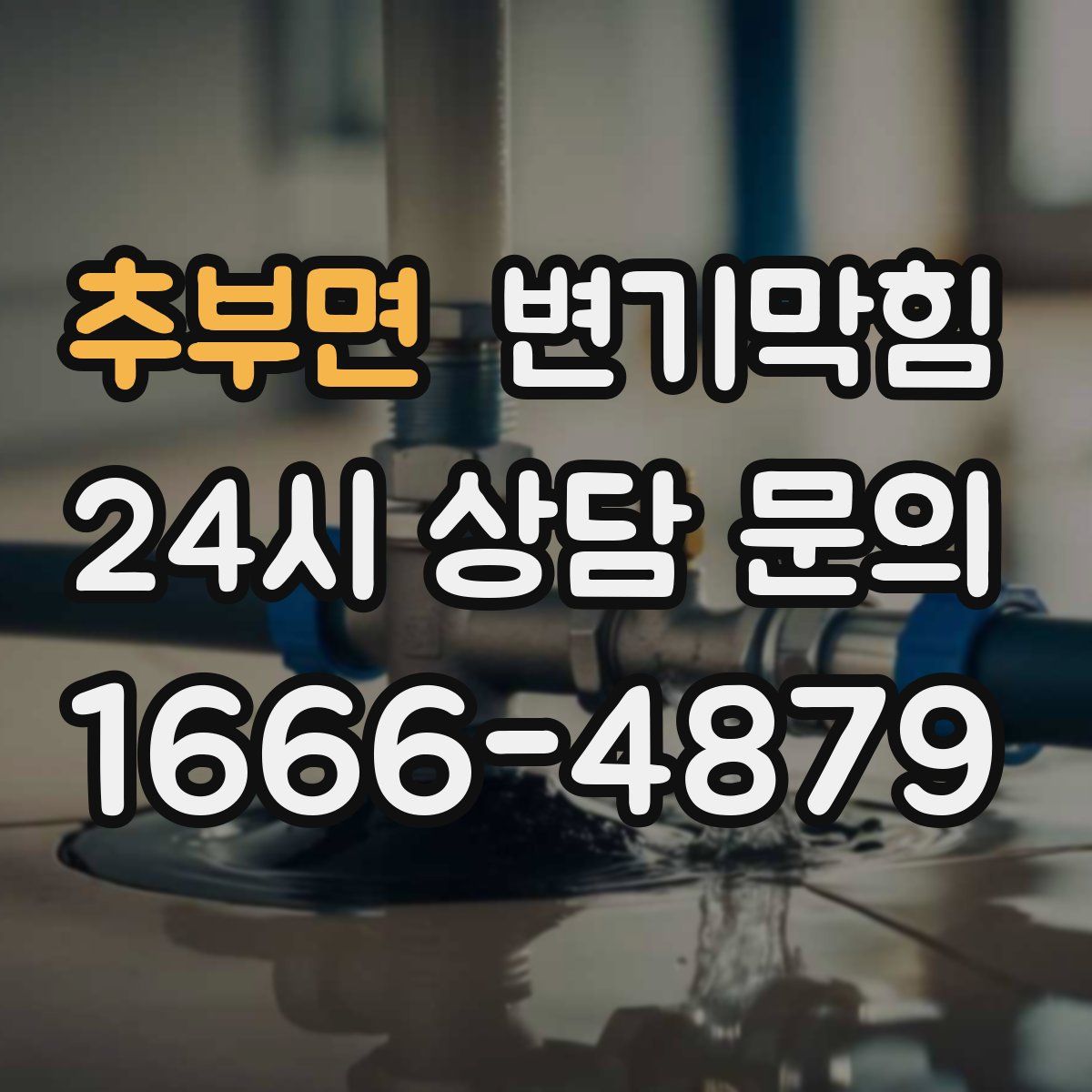 추부면 변기막힘