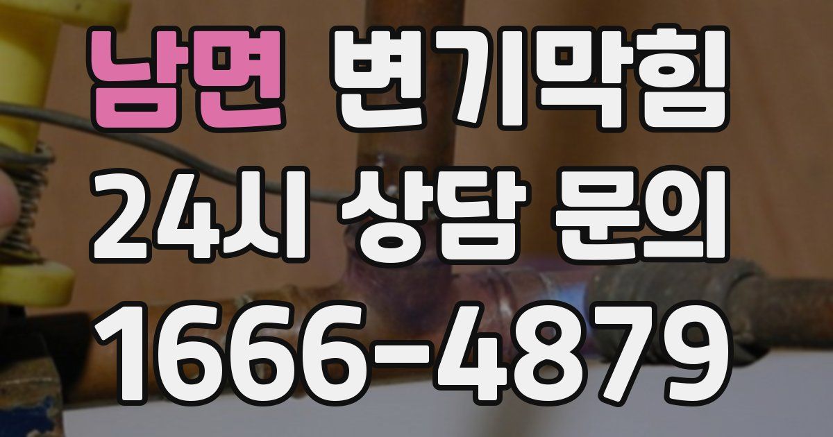 남면 변기