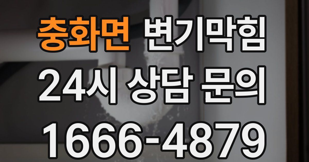 충화면 변기