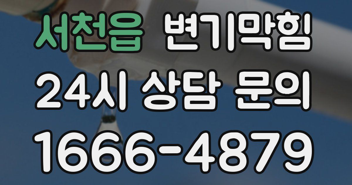 서천읍 변기