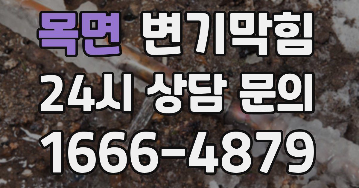 목면 변기