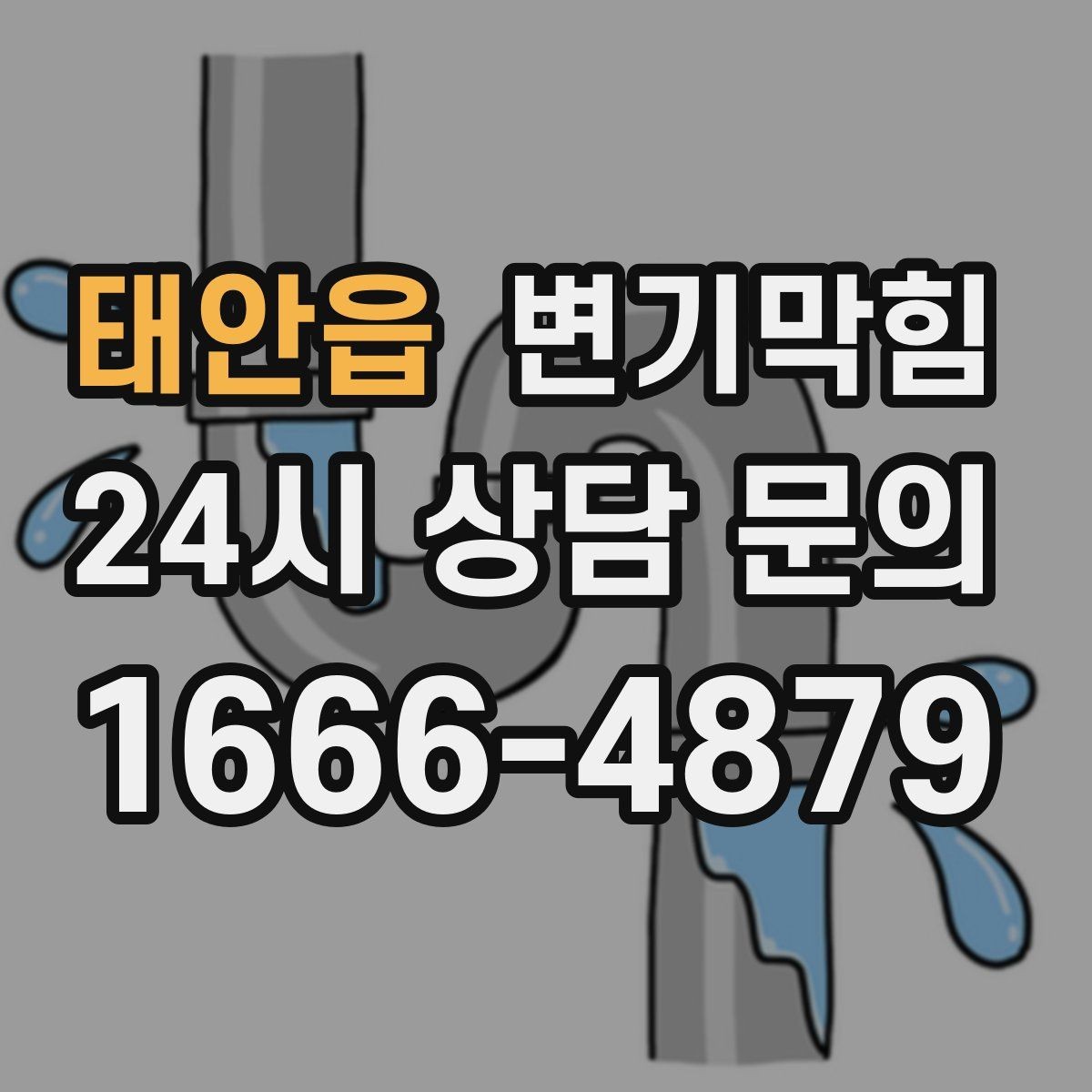 태안읍 변기막힘 아파트 배수구막힘 사진·수치 공개