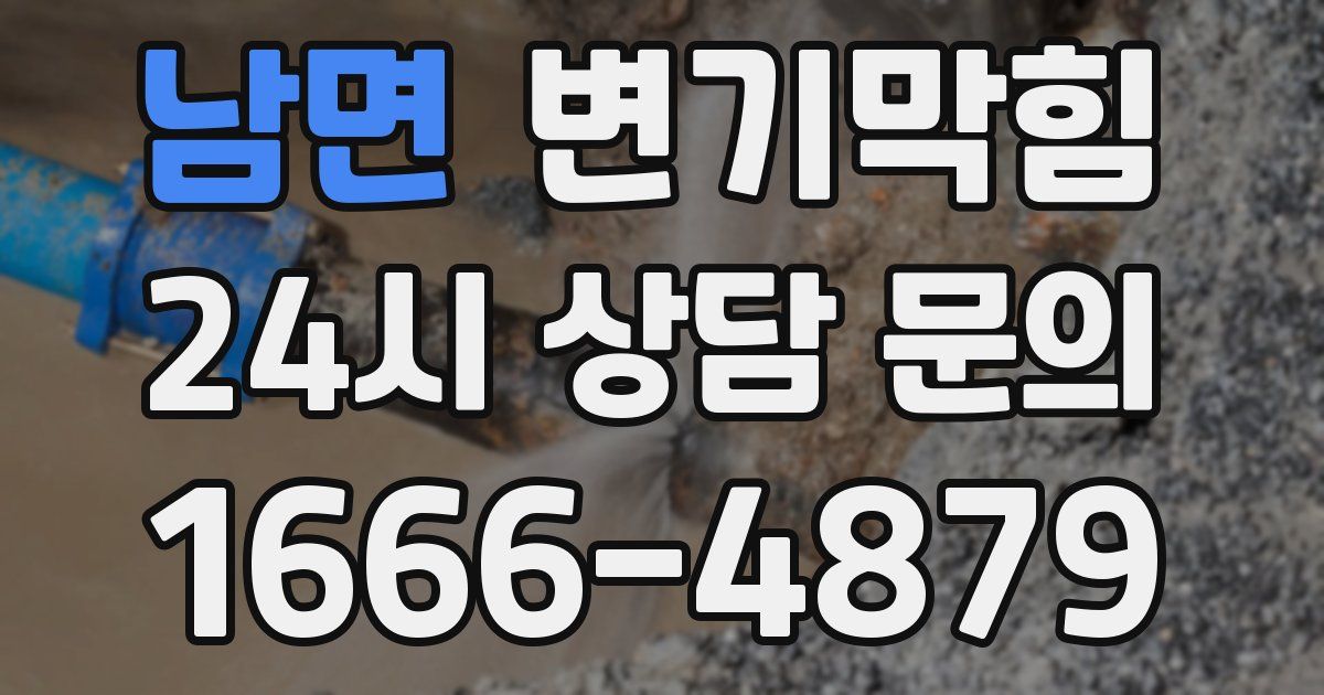 남면 변기