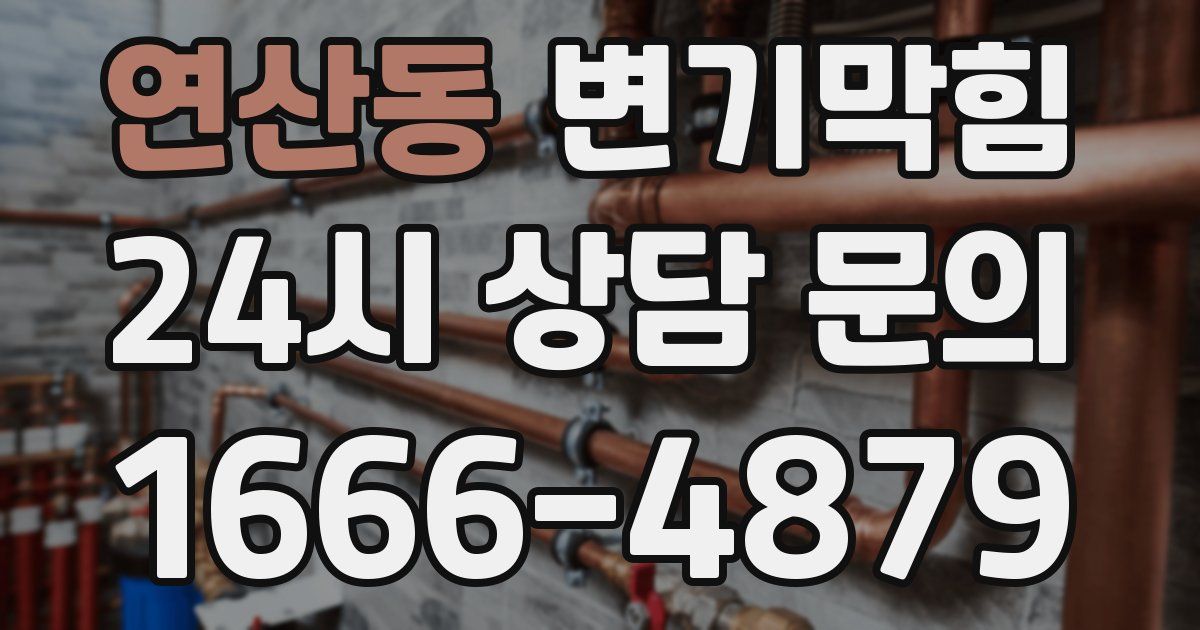 연산동 변기