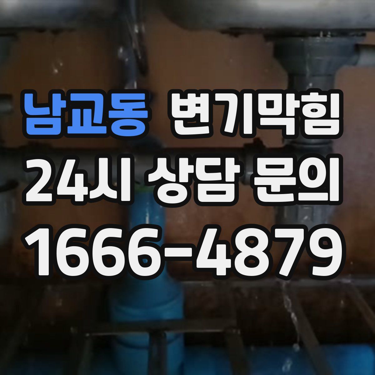남교동 변기막힘