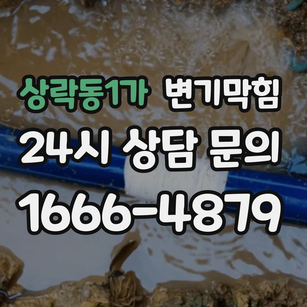 상락동1가 변기막힘