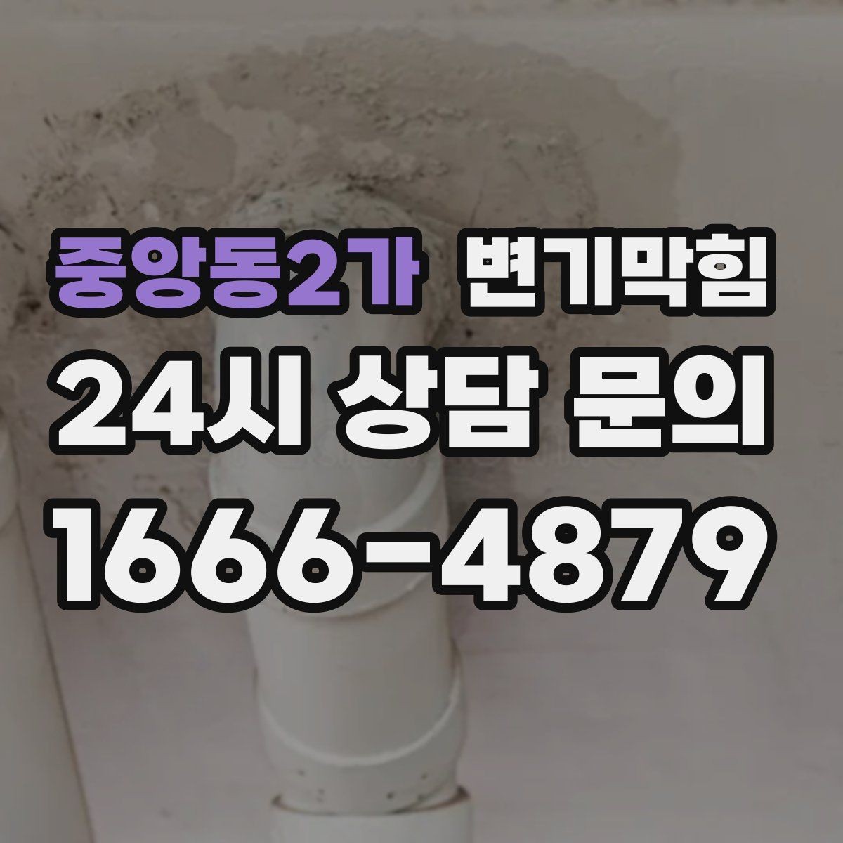 중앙동2가 변기막힘 빌라 배수구막힘 반복 원인 추적