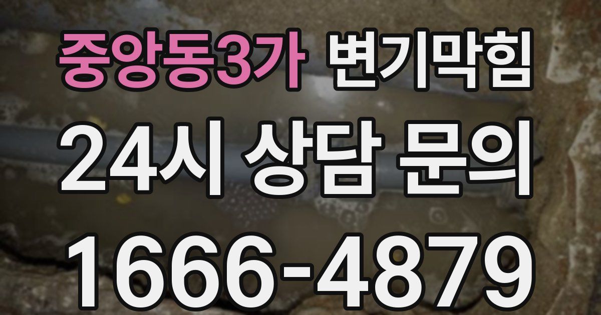 중앙동3가 변기