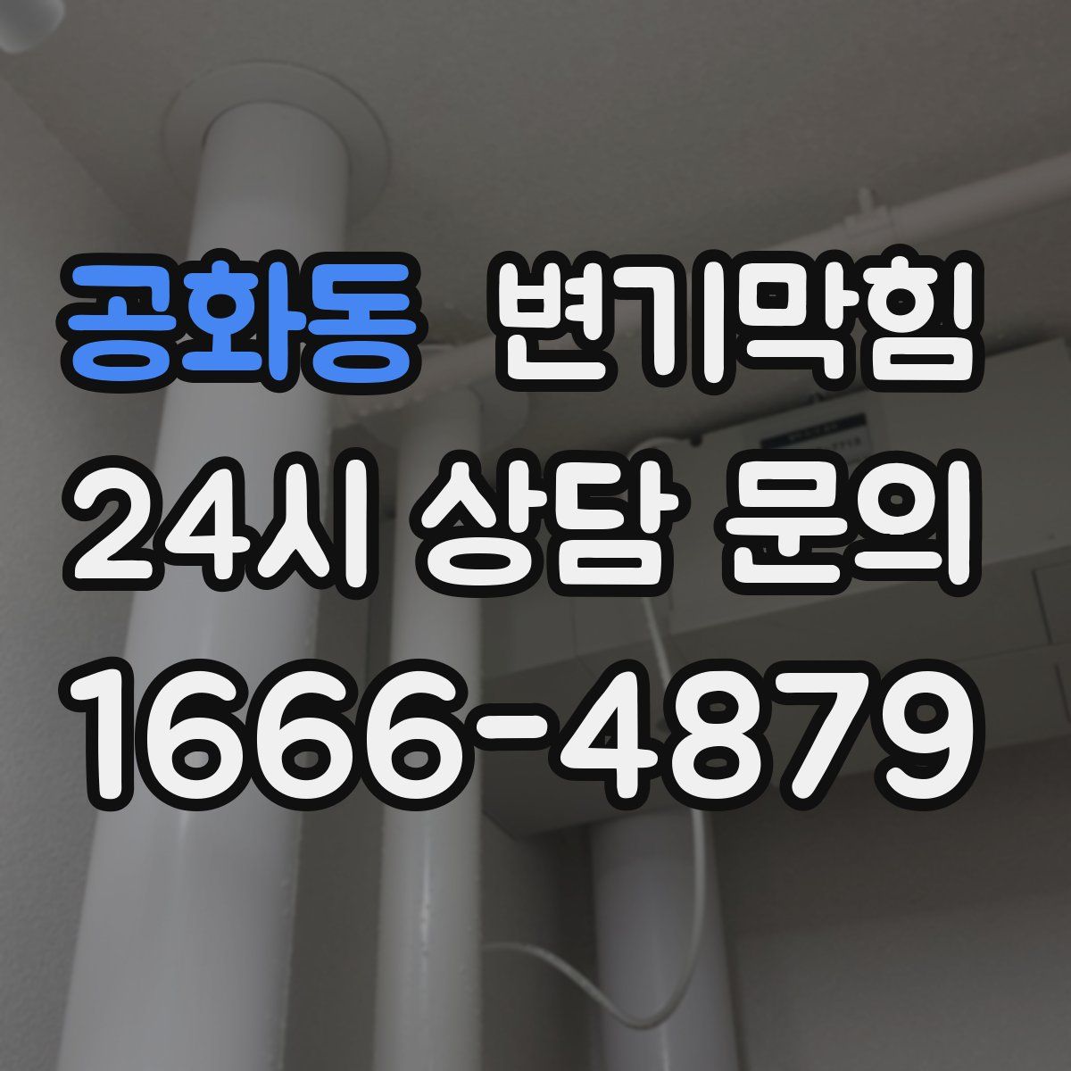 공화동 변기막힘