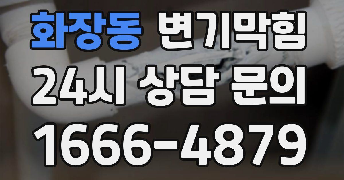 화장동 변기