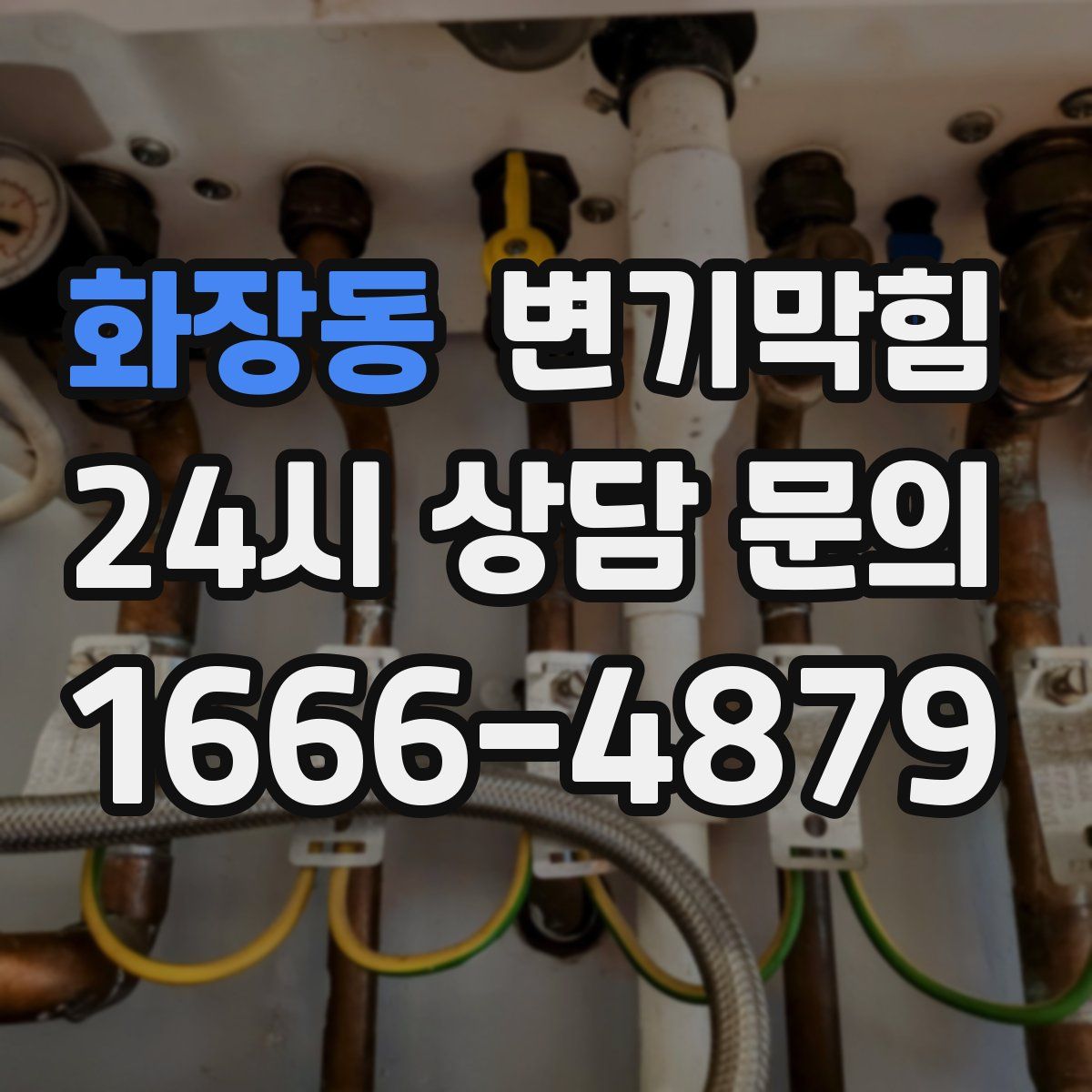 화장동 변기막힘