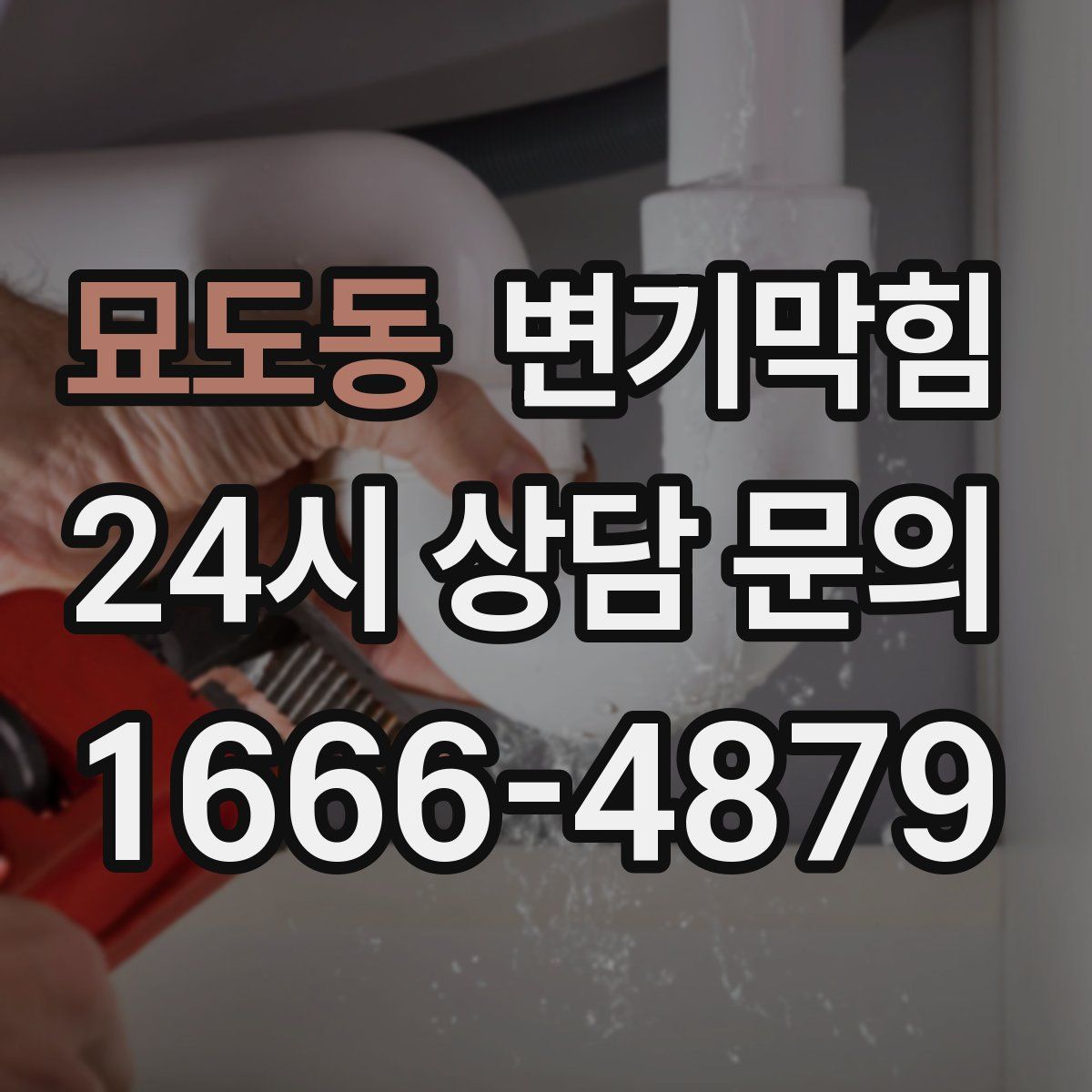 묘도동 변기막힘