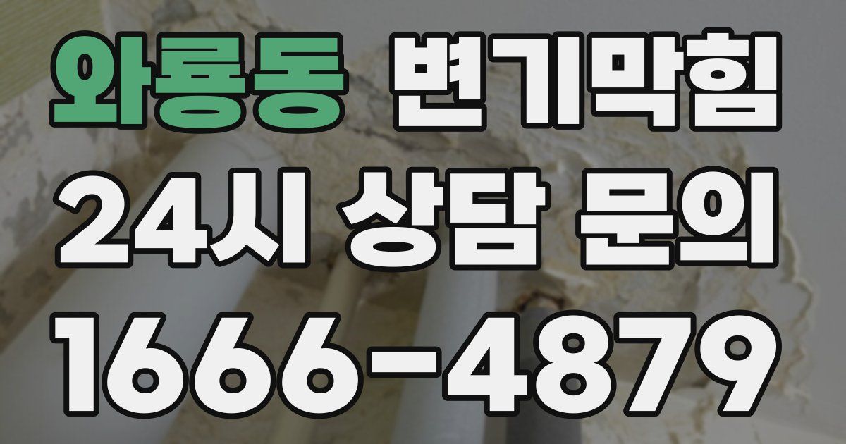 와룡동 변기