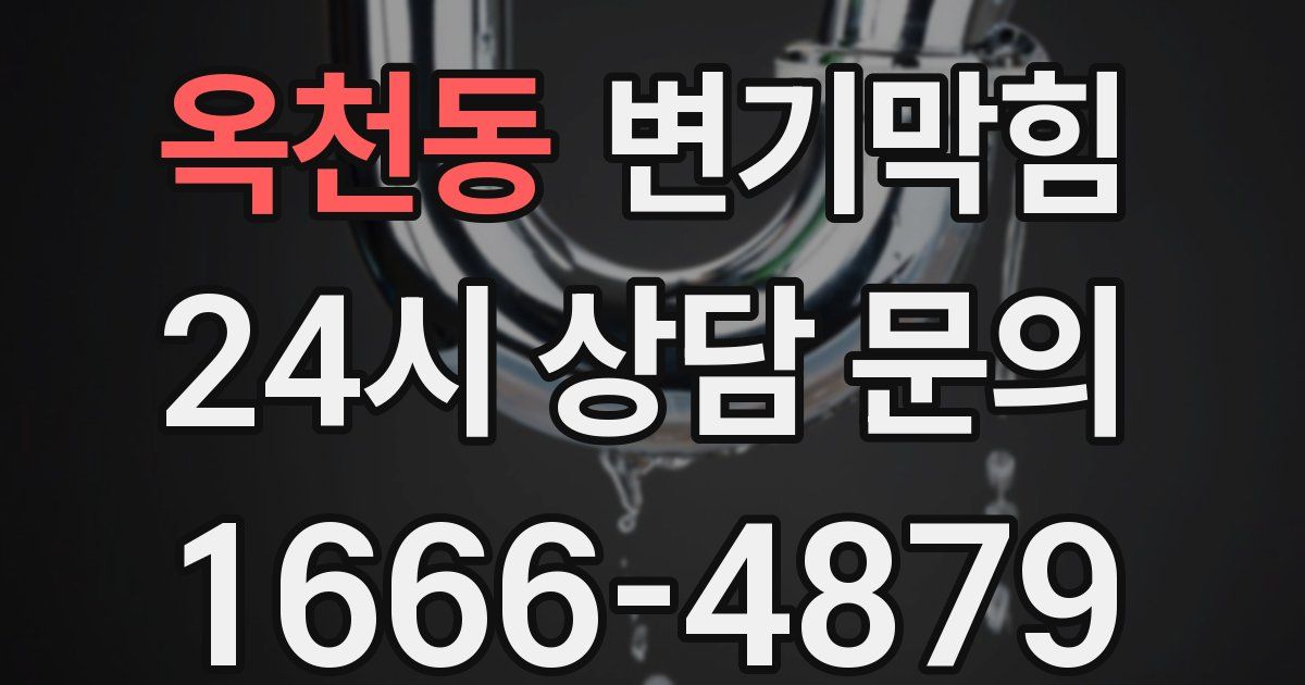 옥천동 변기