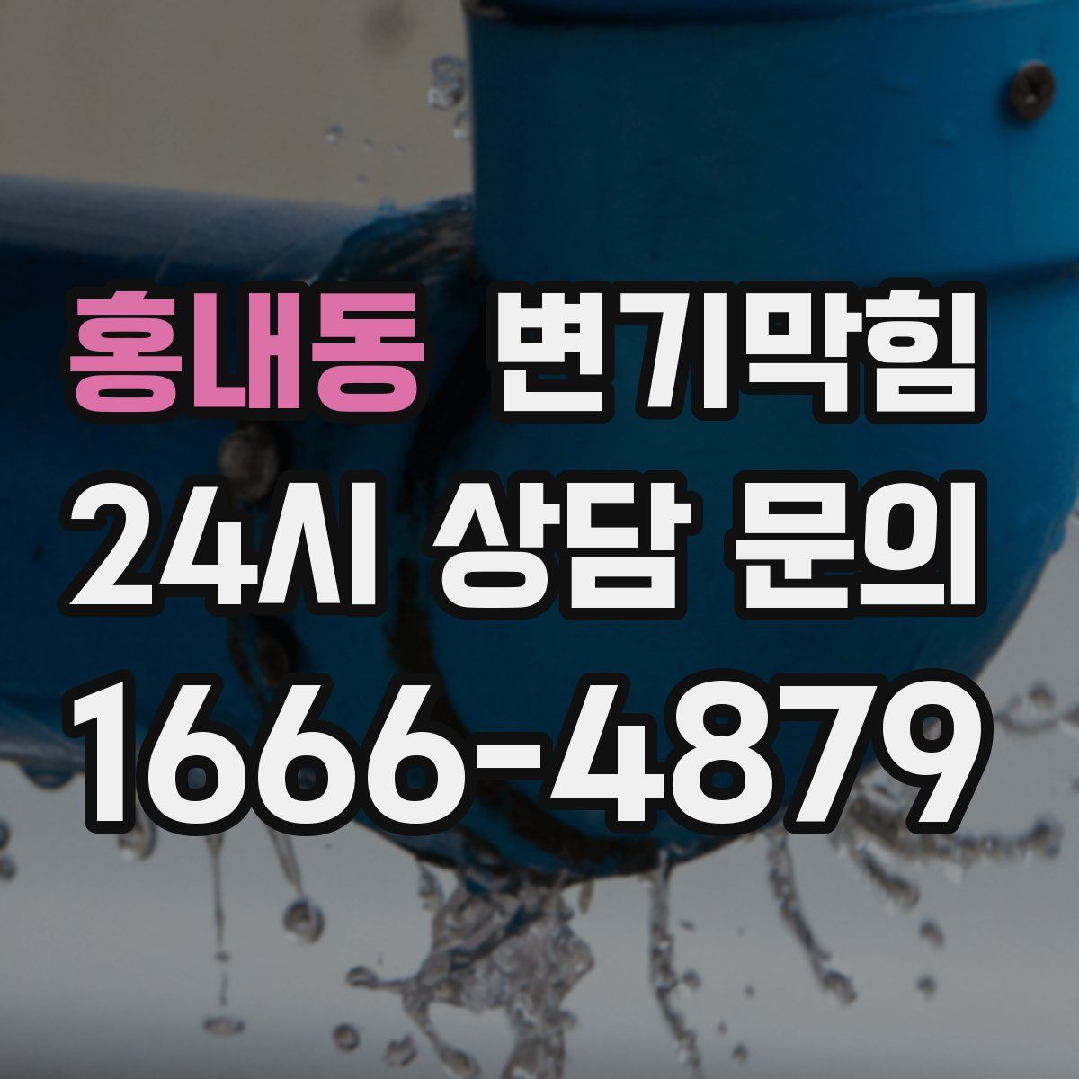 홍내동 변기막힘