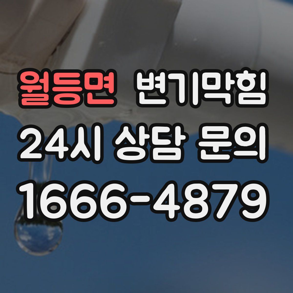 월등면 변기막힘