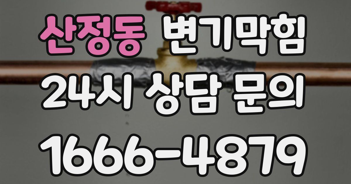 산정동 변기