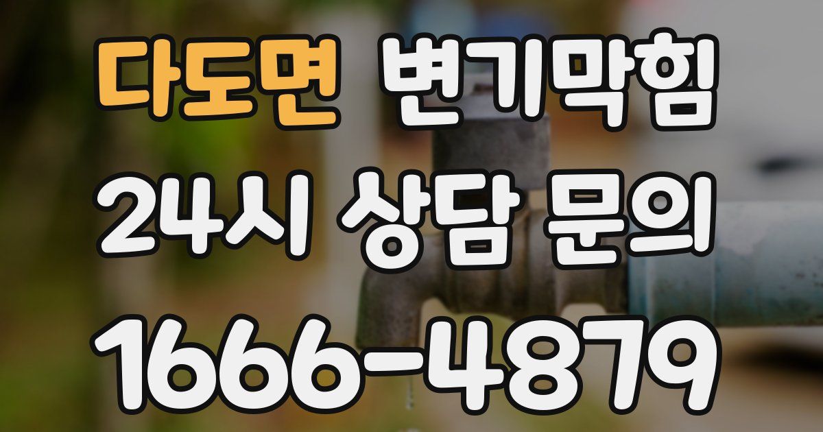 다도면 변기
